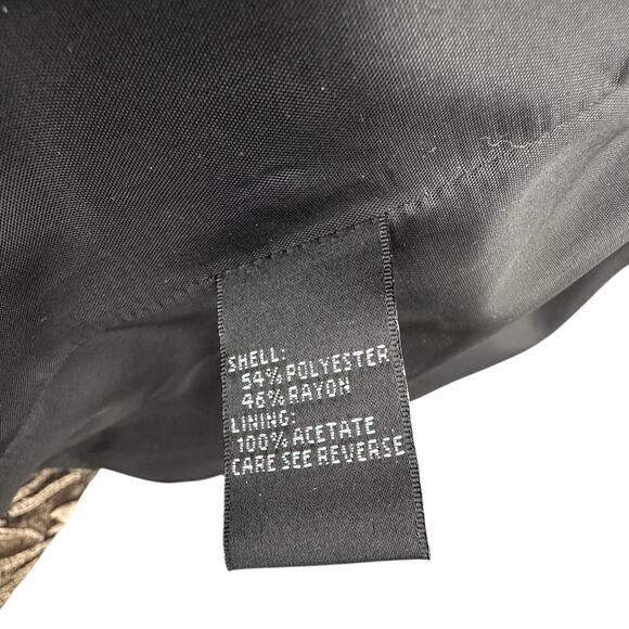 Carmen Marc Valvo Grey Floral Long Sleeves Embroidered Lace Jacket Size 2 - Picture 6 of 9